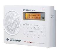 Sangean Radio DAB+ DPR-69+ avec fonction de charge de la batterie Blanc