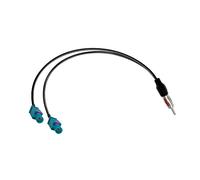 Dab Splitter Adaptateur Din Fiche À Double Fakra Z Fiche Voiture Radio Antenne Splitter Câble Rg174 39 Cm /15,35 Pouces Pour Am/Fm Dab Radio[Z384]