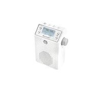 DAB60WE Radio prise de courant DAB+, FM Bluetooth, USB fonction mains libres, avec microphone, protégé contre les projections deau, fonction