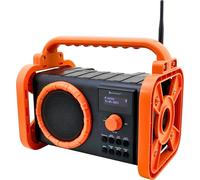 DAB80OR Radio de chantier DAB+ Bluetooth Batterie IP44 protégée contre les projections d'eau