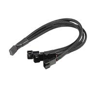 DABAIXIONG Adaptateur De Séparateur De Ventilateur 4pin 1 À 4 Câble D'extension pour Plusieurs Ventilateurs Refroidissement avec Signaux Sync Et Alimentation Câble Séparateur Refroidissement PC PC