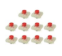 DABAIXIONG Ensemble D'interrupteur Rouge MX À Profil Bas 10pcs pour LP LP Profile Backlit Keyswitch pour Le Clavier Mécanique
