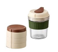 DABAIXIONG Tasses À Café Froides À Froid Espace De Stockage De Glace Amovible Fuite Sceau Fuite Gym Gym Voyage Compagnon Flacon Café Aérodynamique Tasse Conception Pour La Randonnée