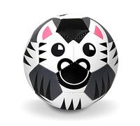 Daball Ballon de football pour petit enfant, taille 1, Happy The Zebra, pompe incluse