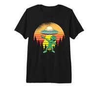 Dabbing Alien Halloween Funny Dab T-Shirt Haut de Gamme