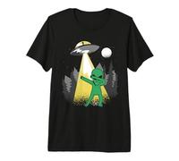 Dabbing Alien Halloween Funny Dab T-Shirt Haut de Gamme
