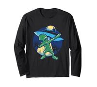 Dabbing Alien Lover, Pose de Danse Amusante pour Halloween Manche Longue
