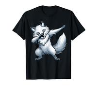 Dabbing Arctic Fox Lover Artic Fox Region Polar Region White Animal T-Shirt