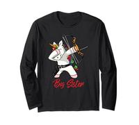 Dabbing Big Archery Sister Unicorn Manche Longue