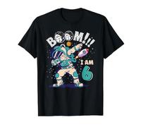 Dabbing Birthday Boy Astronaute 6ème Anniversaire 6 Ans garçons T-Shirt Graphique avec Valeur
