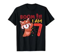 Dabbing Birthday Boy Red Panda 7ème Anniversaire 7 Ans T-Shirt Graphique avec Valeur