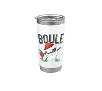 Dabbing Boule De Pétanque Dab Bonnet De Noël Bouler Boules Gobelet isotherme en acier inoxydable double paroi