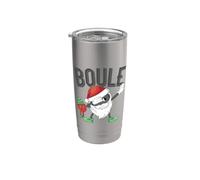 Dabbing Boule De Pétanque Dab Bonnet De Noël Bouler Boules Gobelet isotherme en acier inoxydable double paroi