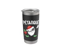 Dabbing Boule De Pétanque Dab Bonnet De Noël Bouler Boules Gobelet isotherme en acier inoxydable double paroi