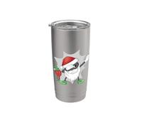 Dabbing Boule De Pétanque Dab Bonnet De Noël Bouler Boules Gobelet isotherme en acier inoxydable double paroi