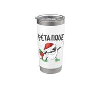 Dabbing Boule De Pétanque Dab Bonnet De Noël Bouler Boules Gobelet isotherme en acier inoxydable double paroi