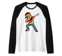 Dabbing Boy Germany Funny Dance German Pride Design Manche Raglan
