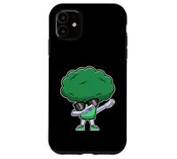 Dabbing Broccoli - Funny Nutritionist Vegan Broccoli Lover Coque pour iPhone 11