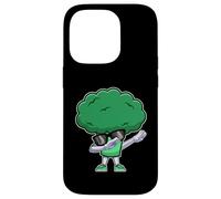 Dabbing Broccoli - Funny Nutritionist Vegan Broccoli Lover Coque pour iPhone 14 Pro