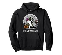 Dabbing Dog Halloween Dalmatien Dab Chapeau Sorcière Costume Sweat à Capuche
