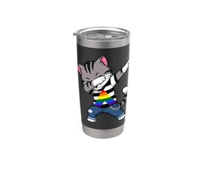 Dabbing droit Ally Cat Dabbing Gobelet isotherme en acier inoxydable double paroi