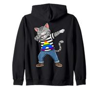 Dabbing Droit Ally Cat Dabbing Sweat à Capuche