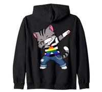 Dabbing Droit Ally Cat Dabbing Sweat à Capuche