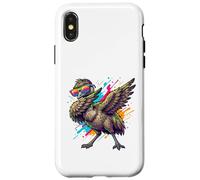 Dabbing Emu Bird Graphic Kids Boys Colorful Emu Bird Lovers Coque pour iPhone X/XS
