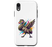 Dabbing Emu Bird Graphic Kids Boys Colorful Emu Bird Lovers Coque pour iPhone XR