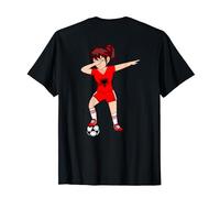 Dabbing Fille Albanie Football Albanais Enfants Joueur Dab T-Shirt