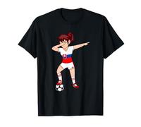 Dabbing Fille Slovaquie Football Slovaque Enfants Dab Sport T-Shirt