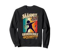 Dabbing Graduate Retro School Milestone Kid Humour Graphic Sweatshirt