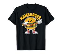 Dabbing Hamburger Crew Funny Foodie Lover Team Burger T-Shirt