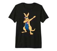 Dabbing Kangourou Dab Drapeau Australien Love Australia T-Shirt Haut de Gamme
