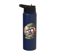 Dabbing Knight Castle Humour médiéval Stainless Steel Insulated Water Bottle