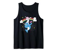 Dabbing Narval Licorne Vintage Baleine Licorne Mignon Narval Débardeur