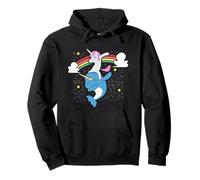 Dabbing Narval Licorne Vintage Baleine Licorne Mignon Narval Sweat à Capuche