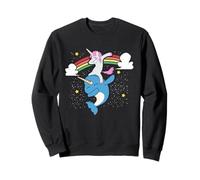 Dabbing Narval Licorne Vintage Baleine Licorne Mignon Narval Sweatshirt