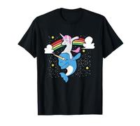 Dabbing Narval Licorne Vintage Baleine Licorne Mignon Narval T-Shirt