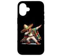 Dabbing Poncho Mexicain Cinco de Mayo Hommes Garçons Sombrero Dab Coque pour iPhone 16