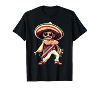 Dabbing Poncho mexicain T-shirt humoristique Cinco de Mayo T-Shirt