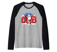 Dabbing Santa Christmas Dab Funny Xmas Manche Raglan