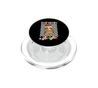 Dabbing Sloth Stay Merry and Bright Christmas Groovy Xmas PopSockets PopGrip pour MagSafe