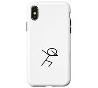 Dabbing Stick Figure - Dabbing Dance - Dab Dance - Dab Pose Coque pour iPhone X/XS