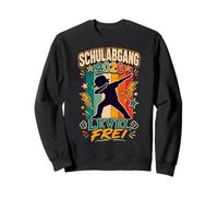 Dabbing Student Retro School Milestone Humour Graphic Level Sweatshirt