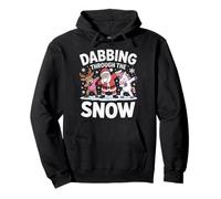 Dabbing Through The Snow Santa Funny Dab Christmas Christmas Sweat à Capuche