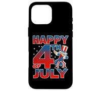 Dabbing Uncle Sam America Flag Patriotic 4th of July Coque pour iPhone 16 Pro Max