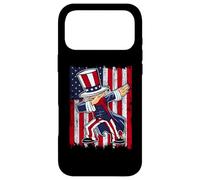 Dabbing Uncle Sam America Flag Patriotic 4th of July Coque pour iPhone 17 Pro Max