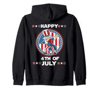 Dabbing Uncle Sam America Flag Patriotic 4th of July Sweat à Capuche