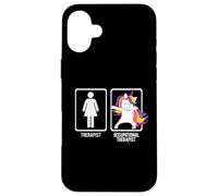 Dabbing Unicorn Thérapeute Professionnel OT Dabs Meme Coque pour iPhone 16 Plus
